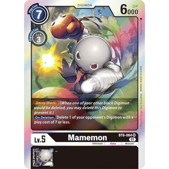 Digimon Double Diamond Super Rare Mamemon BT6-064