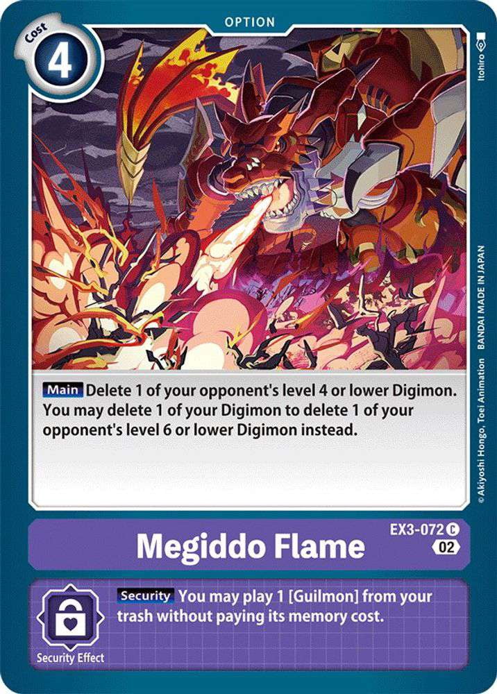 Digimon Draconic Roar Common Megiddo Flame EX3072