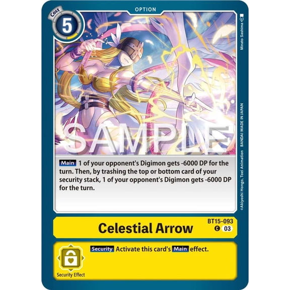 Digimon Exceed Apocalypse Common Celestial Arrow BT15-093