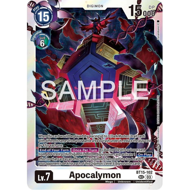 rarest digimon card This is probably one of the rarest, expensive, and craziest blister case to find for vintage from my experience. And I say this since this is the only one I've ever Security Attack +2 (This Digimon checks 2 additional security cards.)[ When Attacking] Lose 5 memory Rarity | DigimonCardGame Wiki |