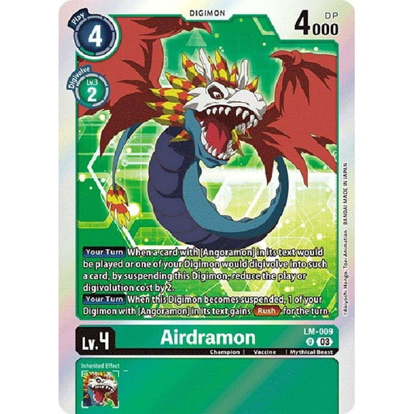 Digimon Exceed Apocalypse Uncommon Airdramon LM-009 (English Exclusive)