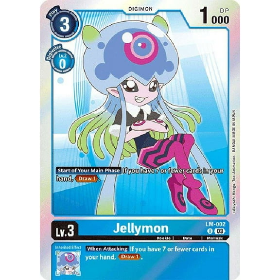 Digimon Exceed Apocalypse Uncommon Jellymon LM-002 (English Exclusive)
