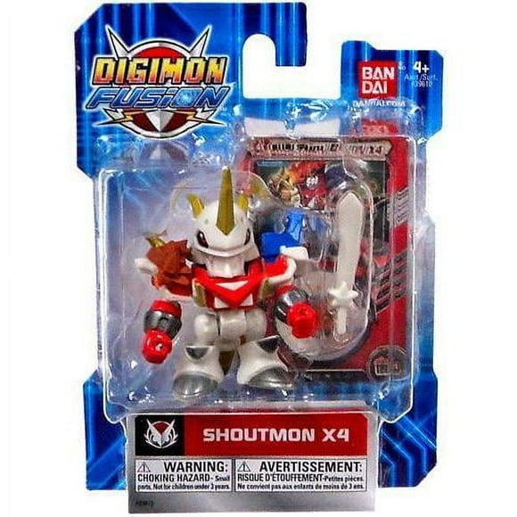 Digimon Fusion Shoutmon X4 Action Figure