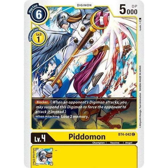 Digimon Great Legend Common Piddomon BT4-042