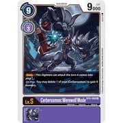 Digimon Great Legend Rare Cerberusmon Werewolf Mode BT4-086