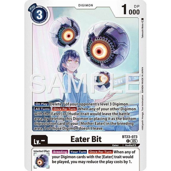 Digimon Hackers' Slumber Common Eater Bit BT23-073