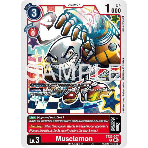 Digimon Hackers' Slumber Common Musclemon BT23-007