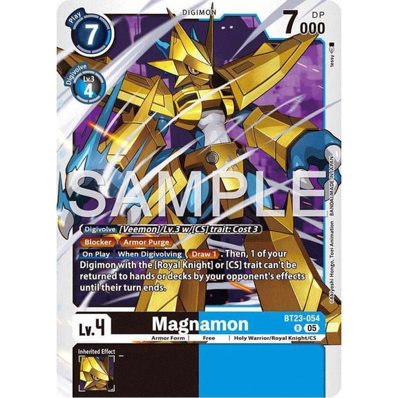 Digimon Hackers' Slumber Rare Magnamon BT23-054