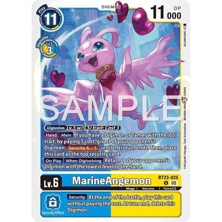 digimon angemon card New Mlikemat Anime Playmat Angewomon Trading Game Mat with Card Zones + Free Bag : Toys & Games Yellow Play Cost5 DP6000 Level4 Digivolve Lv.3/ 3 Lv.3/ 3 Attribute / Type Vaccine / Angel Card Effect[Your Turn] When this Digimon would digivolve Digimon Hackers' Slumber Uncommon Marine