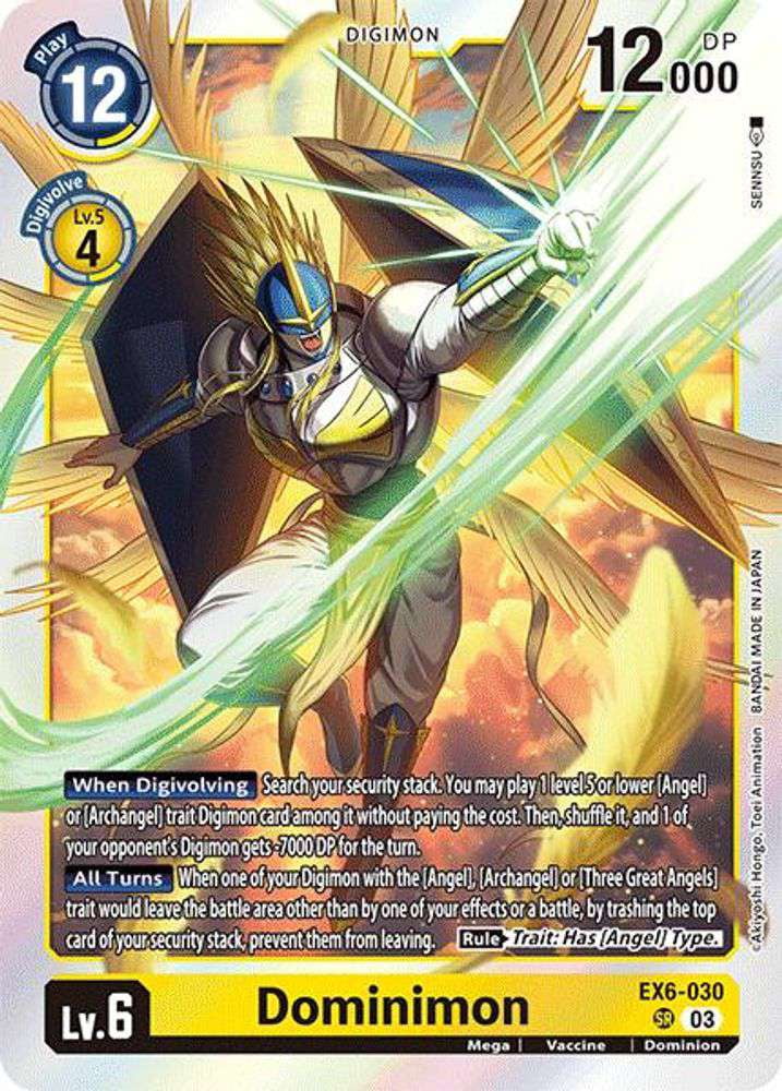 Digimon Infernal Ascension Super Rare Dominimon EX6-030 - Walmart.com
