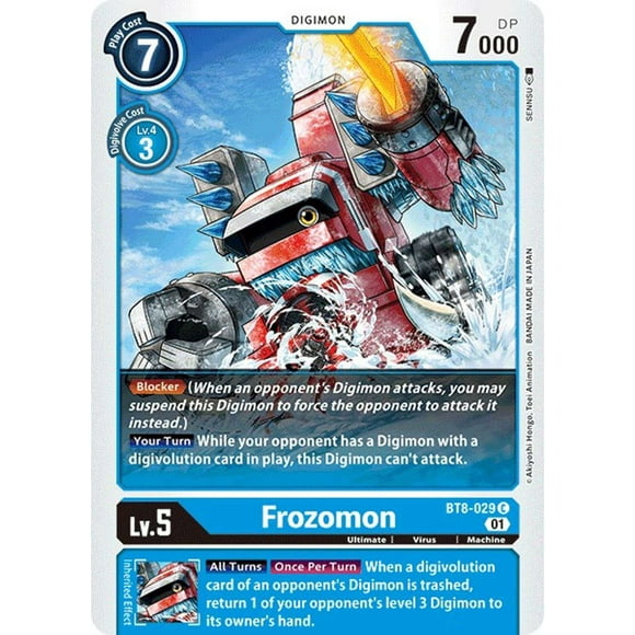 Digimon New Awakening Common Frozomon BT8-029