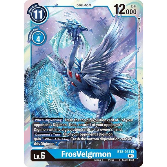 Digimon New Awakening Rare FrosVelgrmon BT8-031