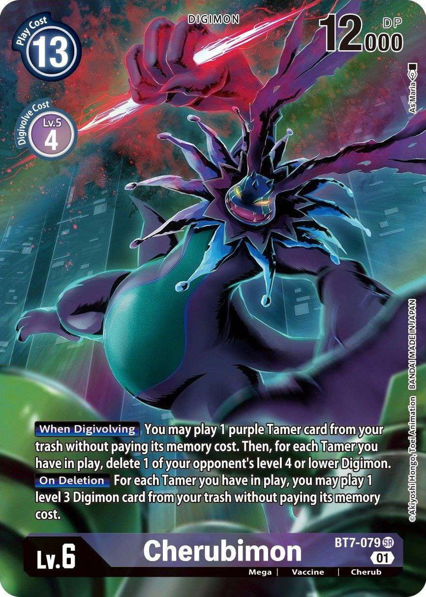 Digimon Next Adventure Super Rare Cherubimon BT7-079
