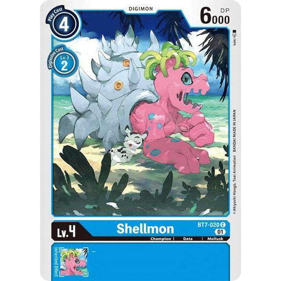 Digimon Next Adventure Common Shellmon BT7-020