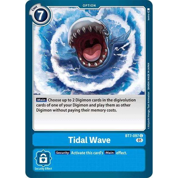 Digimon Next Adventure Common Tidal Wave BT7-097