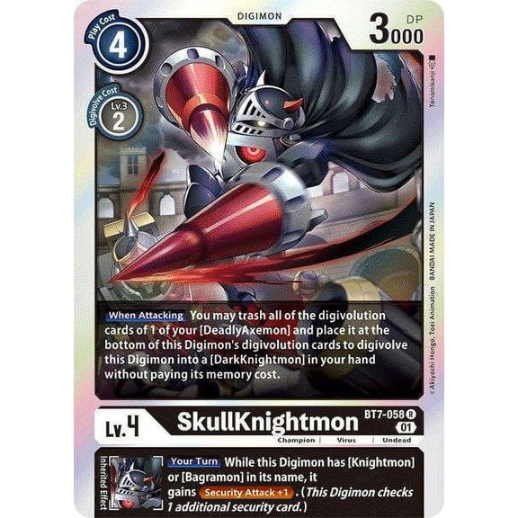 Digimon Next Adventure Rare SkullKnightmon BT7-058