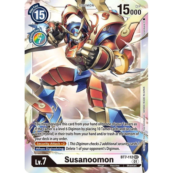Digimon Next Adventure Susanoomon BT7-112