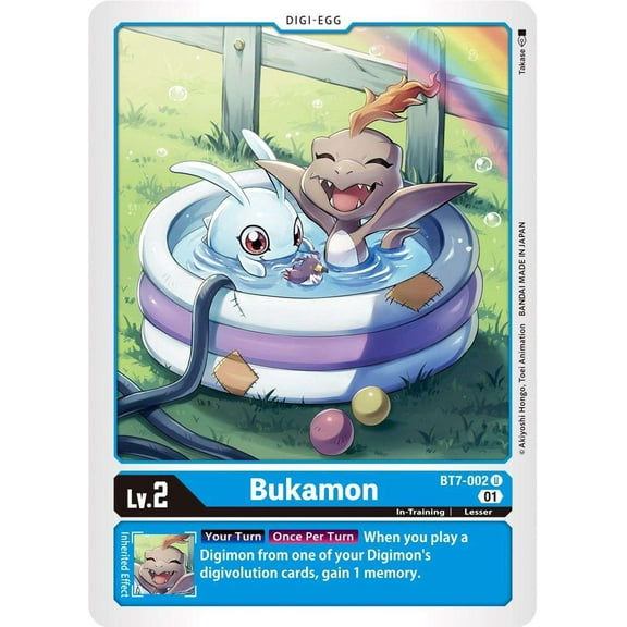 Digimon Next Adventure Uncommon Bukamon BT7-002