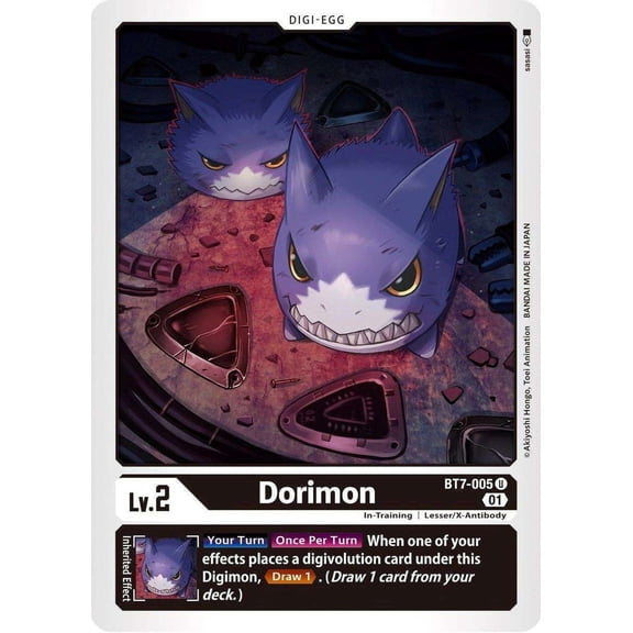 Digimon Next Adventure Uncommon Dorimon BT7-005