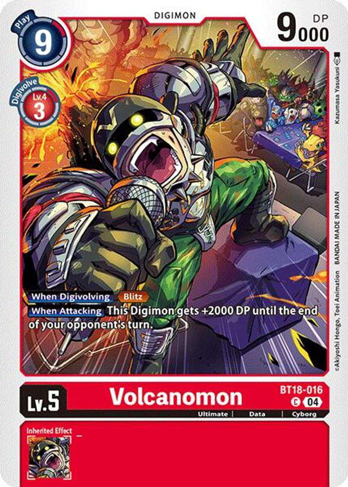 Digimon Release Special Booster 2.0 Common Volcanomon BT18-016 ...