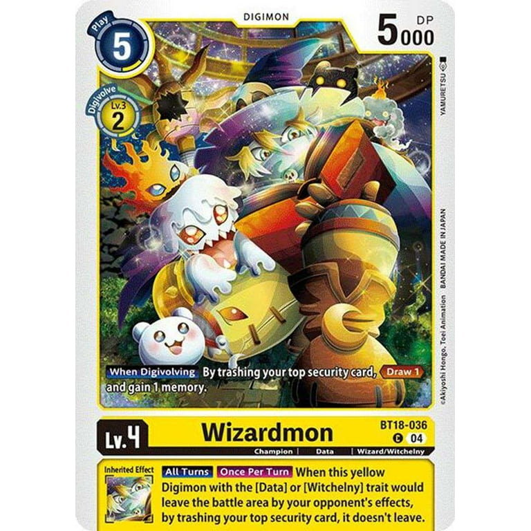 Digimon Release Special Booster 2.0 Common Wizardmon BT18-036 - Walmart.com