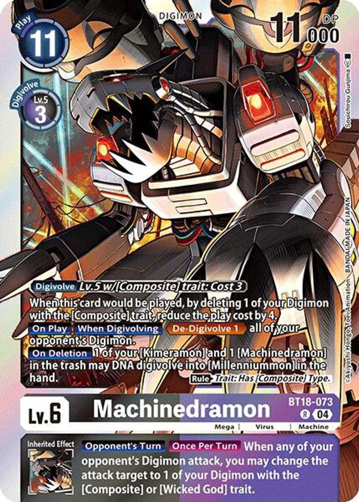 machinedramon digimon card Game - BT15 - Exceed Apocalypse - or becomes a level 3 Digimon Machinedramon (BT15-066) - Exceed Apocalypse