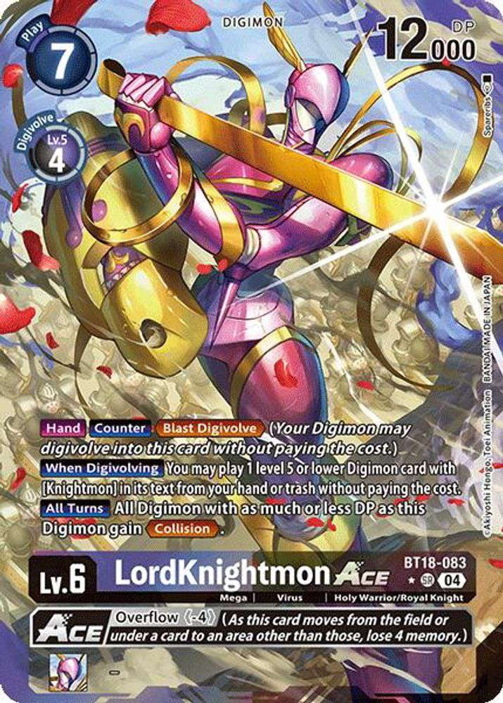 LordKnightmon ACE BT18-083 - Card sets for game stores - Walmart Business Supplies LordKnightmon ACE BT18-083 - Card sets for game stores - Walmart Business Supplies
