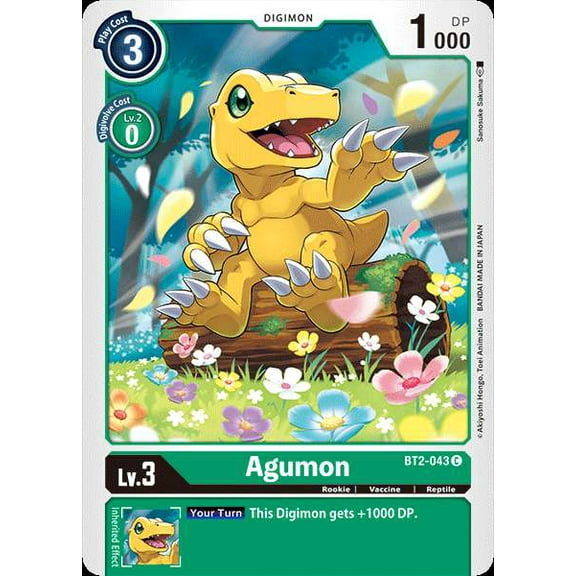 Digimon Release Special Booster Common Agumon BT2-043