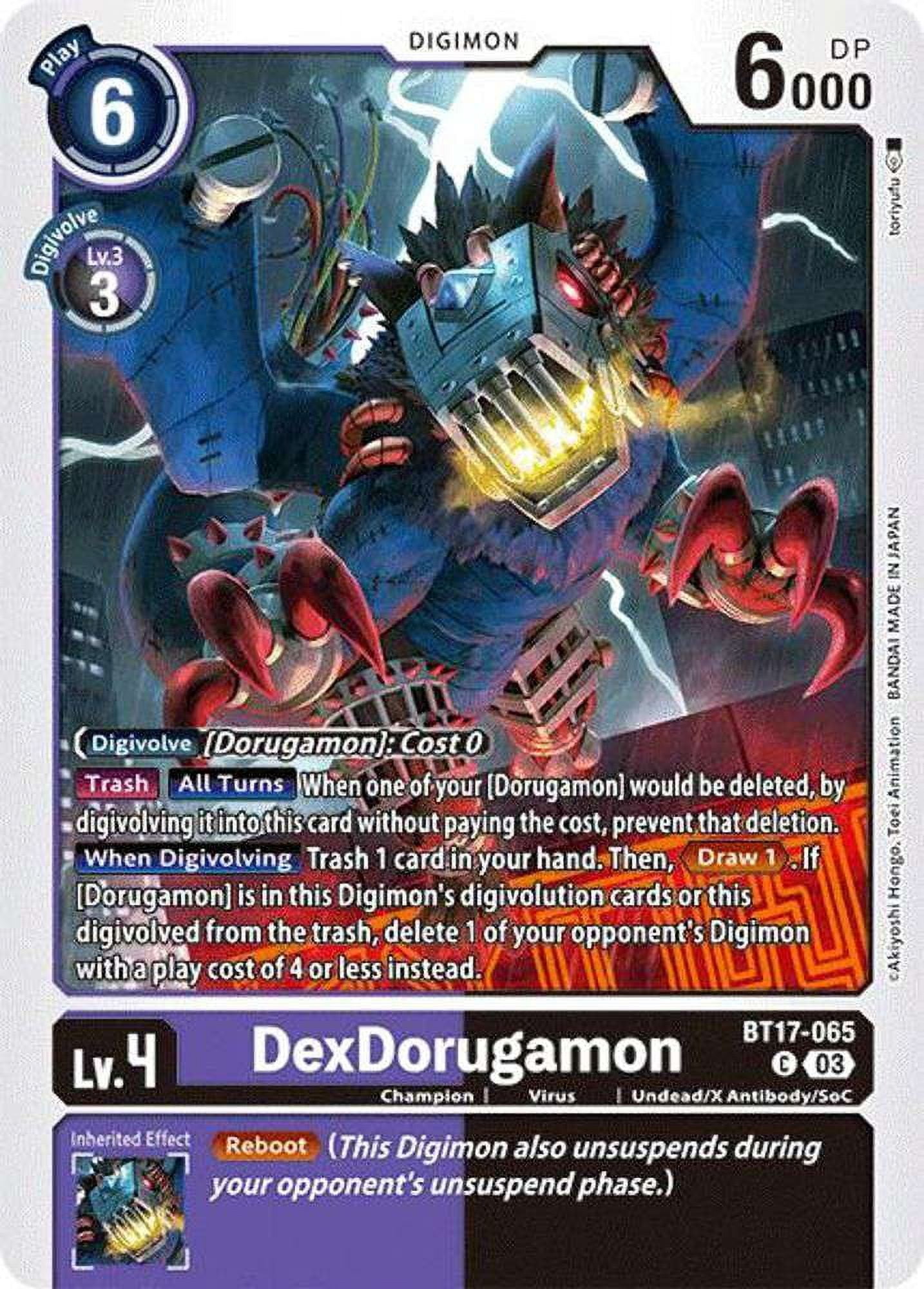 Digimon Secret Cris DexDorugamon BT17-065 - Walmart.com
