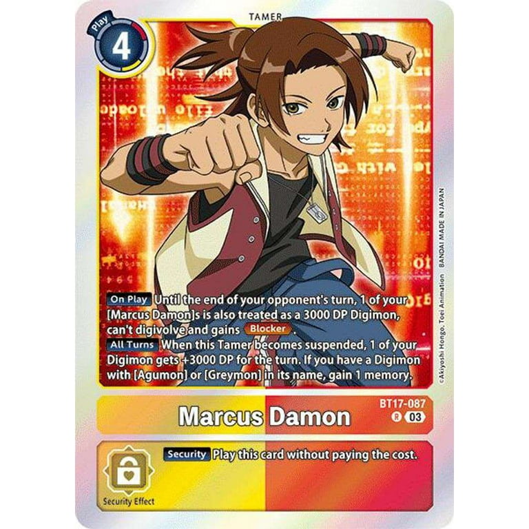 Digimon Secret Cris Marcus Damon BT17-087 - Walmart.com