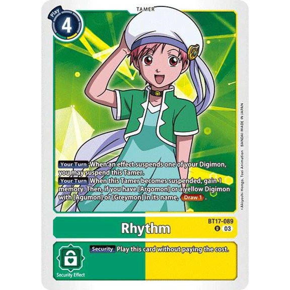 Digimon Secret Cris Rhythm BT17-089