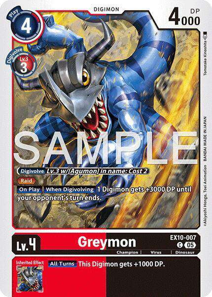 digimon greymon card Digimon Alternative Being Common Greymon