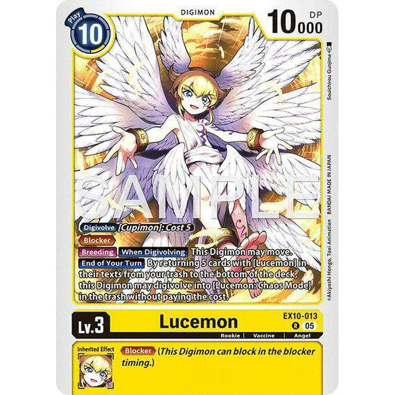 digimon rare cards Digimon Sinister Order Rare Lucemon EX10-013