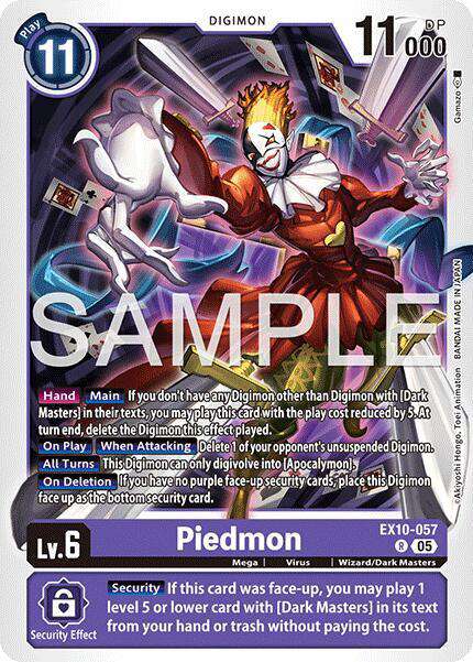 mega level digimon cards Gogmamon BT4-072 SR Holo Card Lv.5 Ultimate Rock Type Japan Youkoso Rare metal variant of Sinister Order featuring MetalSeadramon Digimon Sinister Order Rare Piedmon
