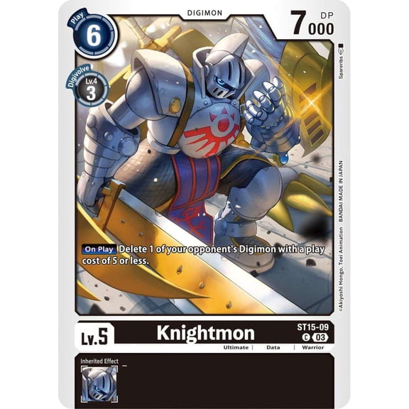Digimon Starter Deck 15: Dragon of Courage Common Knightmon ST15-09