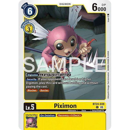 Digimon Time Stranger Common Piximon BT24-039