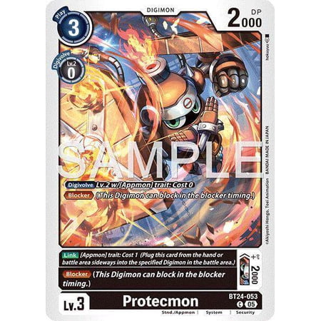 Digimon Time Stranger Common Protecmon BT24-053