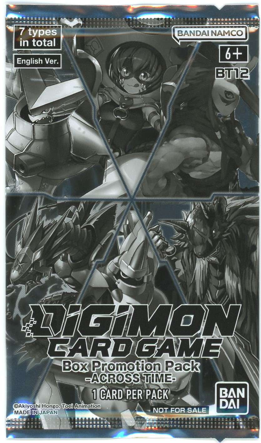 Digimon Trading Card Game Across Time Promotion Booster Box Topper Pack (1  Card) - Walmart Business Supplies