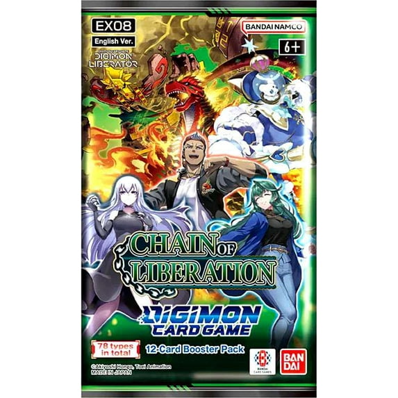 Digimon Trading Card Game Chains of Liberation Booster Pack (12 Cards)