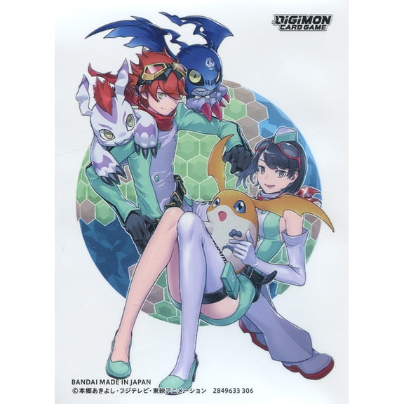 Digimon Trading Card Game Dan Yuki & Kanan Yuki Card Sleeves