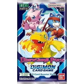 Digimon Trading Card Game Dimensional Phase Booster Pack (12 Cards)