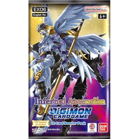 Digimon Trading Card Game Infernal Ascension Booster Pack (12 Cards)