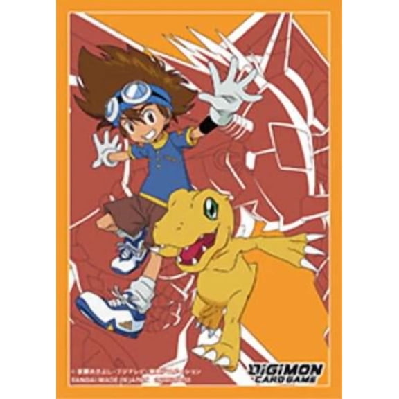 Digimon Trading Card Supplies - Deck Sleeves - TAI & AGUMON (60 Sleeves)