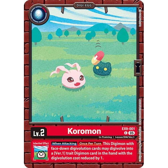 Digimon Versus Monsters Common Koromon EX9-001