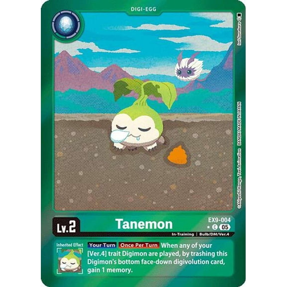 Digimon Versus Monsters Common Tanemon EX9-004 [Limited Foil]