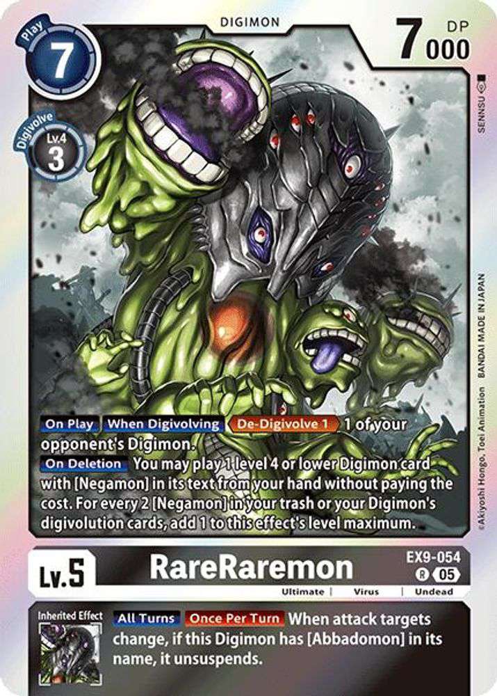 Digimon Versus Monsters RareRaremon EX9-054 - Walmart.com