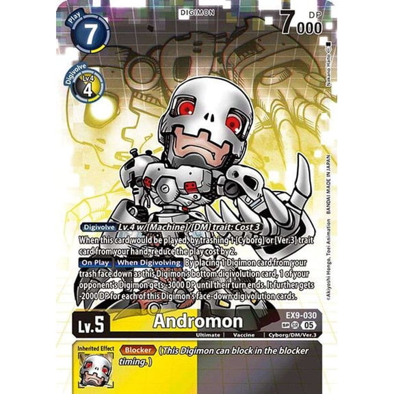 Digimon Versus Monsters Special Rare Andromon EX9-030 [SP]
