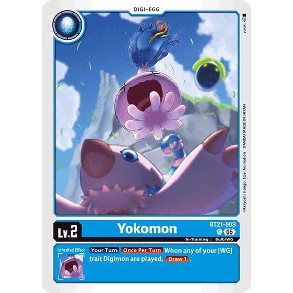 Digimon World Convergence Common Yokomon BT21-003