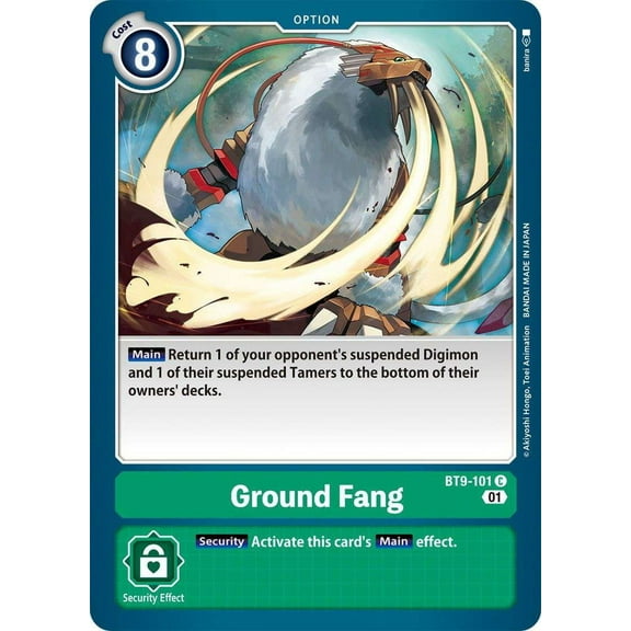 Digimon X-Record Common Ground Fang BT9-101