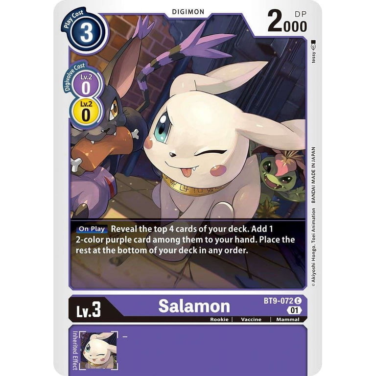 Digimon X-Record Common Salamon BT9-072 - Walmart.com Digimon X-Record Common Salamon BT9-072 - Walmart.com